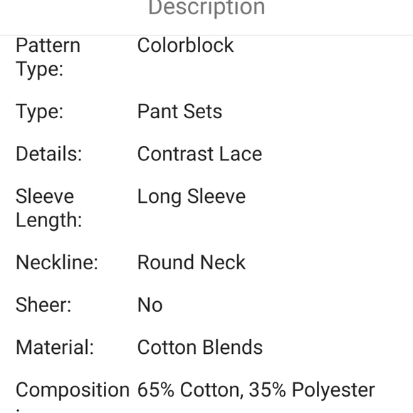 Lounge wear Pajama Set Women's XL - Picture 13 of 14